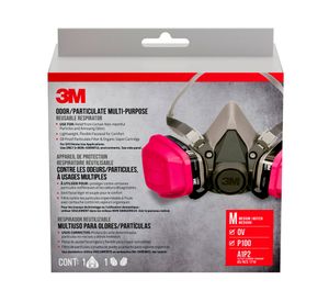 Respirador media cara gris