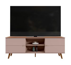 Rack TV 75" Aracaju gris/nogal