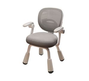 Silla de escritorio ergonómica infantil gris