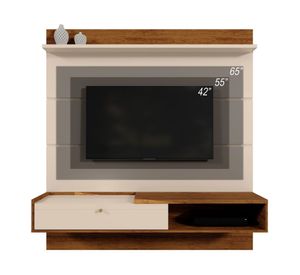 Panel TV 65" Triunfo beige/nogal