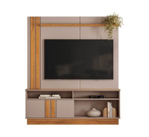 Estante TV 60" Fortaleza gris/nogal