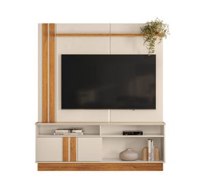 Estante TV 60" Fortaleza beige/nogal