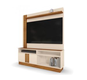 Estante TV 60" Fortaleza beige/nogal