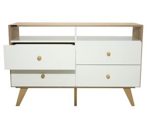 Cómoda Rumania roble/miel 77x120x39.5 cm