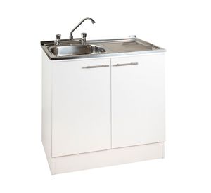 Kit plus lavaplato 80 derecho blanco 78 cm