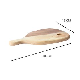 Tabla ovalada madera 30x16x1.5 cm
