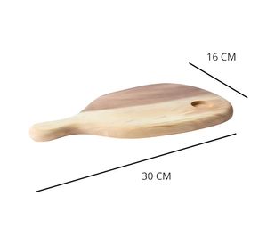 Tabla ovalada madera 30x16x1.5 cm