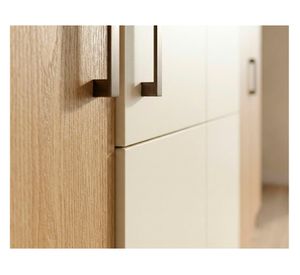 Clóset 8 puertas 8P4C roble/beige 177x183x40 cm