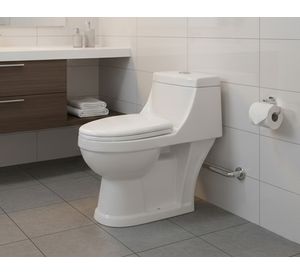 WC One Piece a muro 30 cm WC2003M blanco