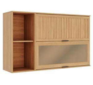 Mueble cocina Castaña canela/ceniza 120 cm 2 puertas