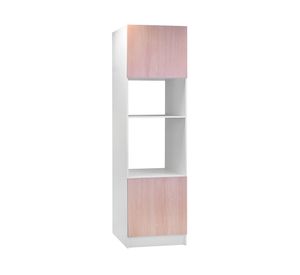 Mueble cocina Andes blanco/carvalo 60 cm 2 puertas
