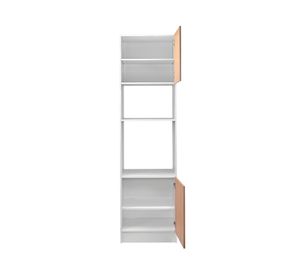 Mueble cocina Andes blanco/carvalo 60 cm 2 puertas