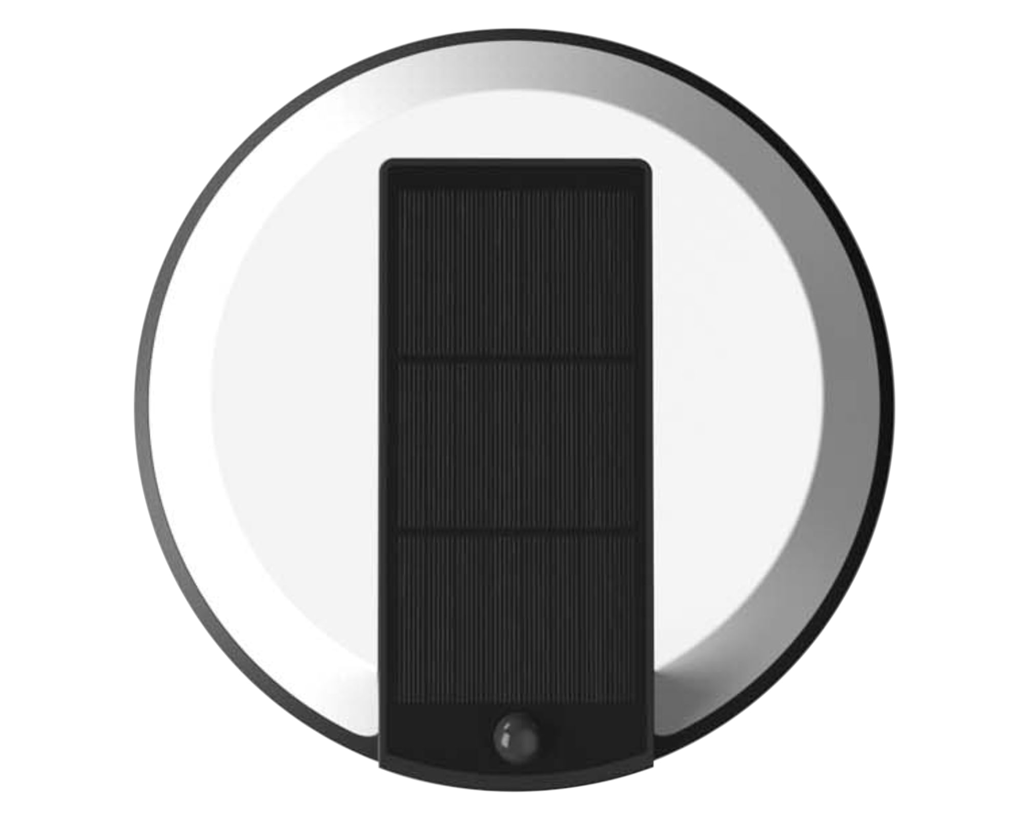 Aplique LED solar APREDSIR 1L neutra negro
