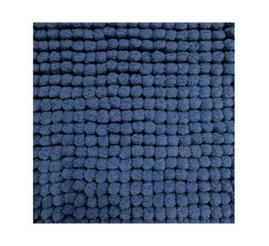 Piso baño Shaggy MF azul 40x60 cm