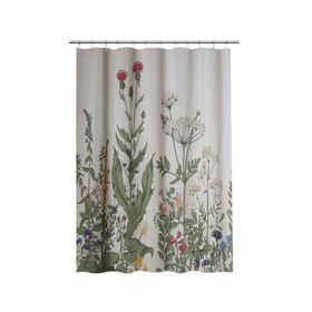 Cortina baño MF D2 verde 180x180 cm