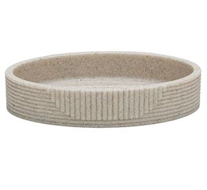 Jabonera poliresina beige