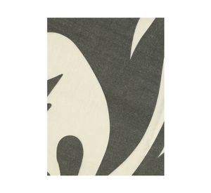 Cortina baño flores verdes 180x180 cm