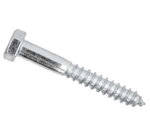 Tornillo tirafondo 3/8x2" acero inoxidable