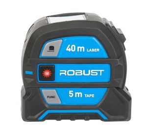 Cinta métrica 2 en 1 laser 40 m hincha 5m