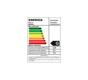 Secadora carga frontal 9DBZGPRO 9 kg blanco
