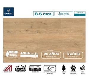 Piso flotante Aquapro Baru 24.4x138.3 cm 2.36 m2