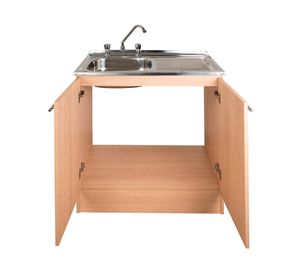 Mueble base lavaplatos 100 derecho beige 98 cm