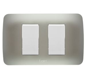 Interruptor KER-912 10A plata