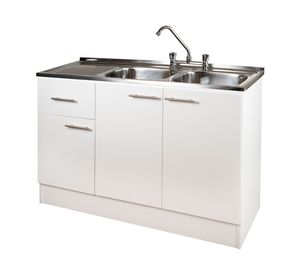 Mueble base lavaplatos 120 izquierdo blanco 118 cm