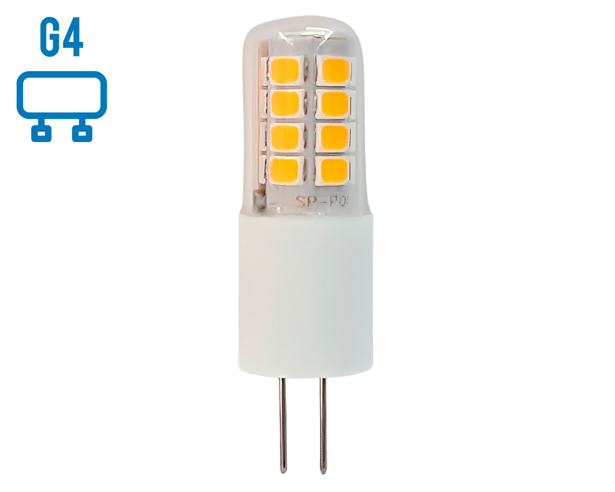 Ampolleta LED 4W G4 cálida
