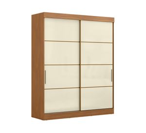 Clóset 2 puertas Casa Blanca beige/café 200x164164 cm