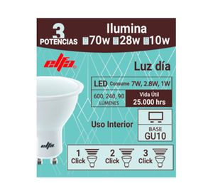 Ampolleta LED 7W GU10 fría