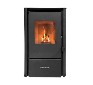 Estufa a pellet Yelcho 7.2 kW gris oscuro