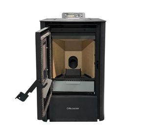 Estufa a pellet Yelcho 7.2 kW gris oscuro