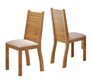 Juego de comedor 8 sillas Dominus beige 120x80.5x120 cm