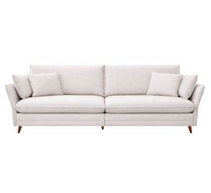 Sofá 3 cuerpos Nazar poliéster beige claro