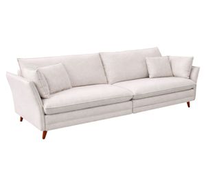 Sofá 3 cuerpos Nazar poliéster beige claro