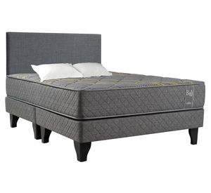 Cama europea Bali King base dividida + respaldo + pack almohada Imperial