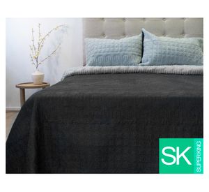 Quilt hotpress Viena Súper King negro