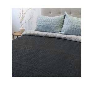 Quilt hotpress Viena King negro