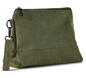 Neceser canvas moss 20x15 cm