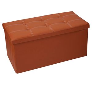 Baúl CDX714-1 café PVC 36x37x75 cm