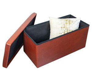 Baúl CDX714-1 café PVC 36x37x75 cm