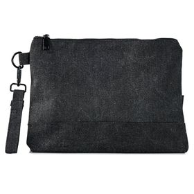 Neceser canvas negro 20x15 cm