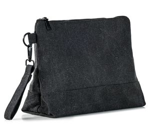 Neceser canvas negro 20x15 cm