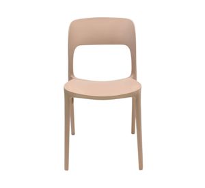 Silla apilable plástico Deco Nuremberg beige