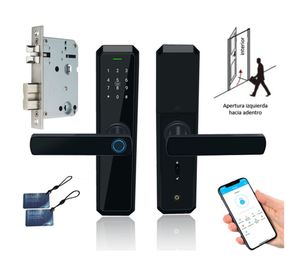 Cerradura digital D310 BT doble izquierda negro
