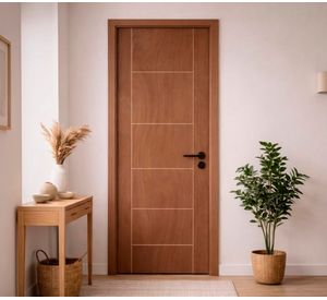 Puerta ruteada Azapa terciado70x200 cm