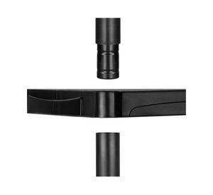 Estante repisa negro 4 niveles 131x31x61 cm