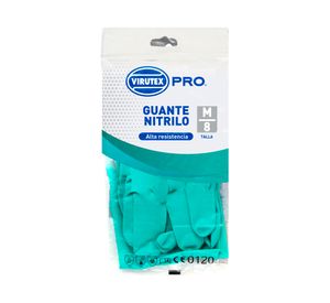 GUANTE NITRILO VERDE M VIRUTEX PRO