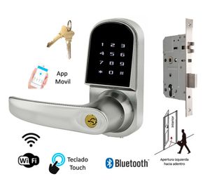 Cerradura digital D200 WF doble izquierda zinc